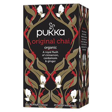 Pukka Tea Original Chai Individually Wrapped Enveloped Tea 20's