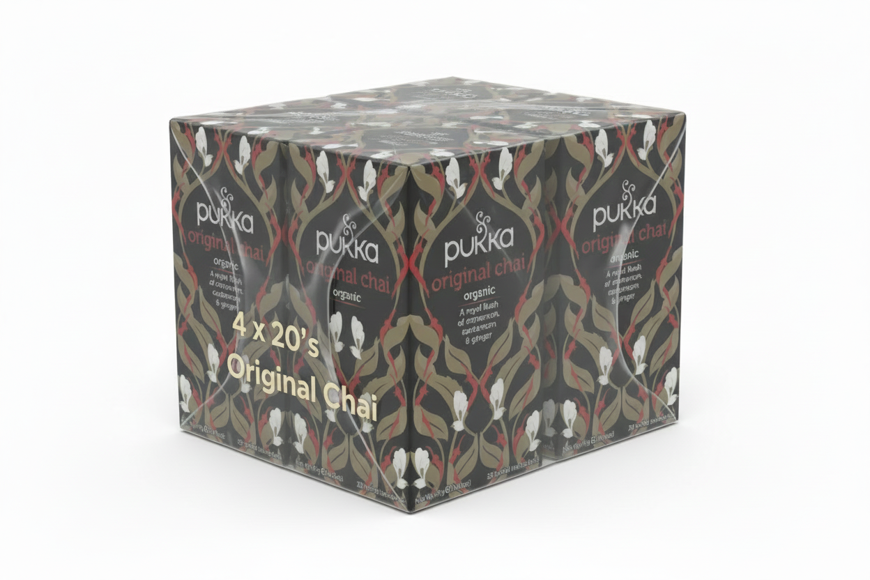 Pukka Tea Original Chai Individually Wrapped Enveloped Tea 20's