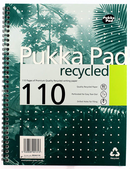Pukka Pads Recycled A5 Notebook 110 Page 80gsm