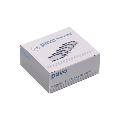 Pavo Magnettag Magnetic Key Fobs Black (Pack of 10) DF70101