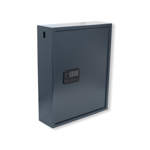 Pavo High Security Advanced Steel Key Cabinet 100 Key Capacity Dark Grey DF77301