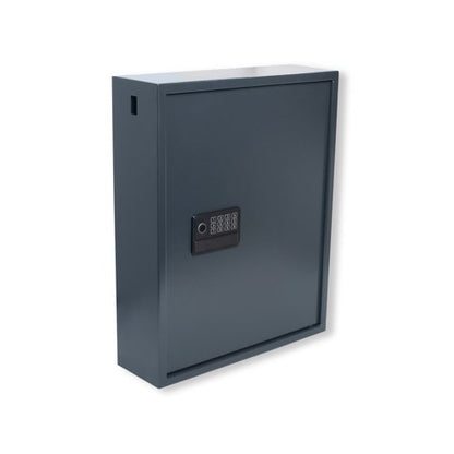 Pavo High Security Advanced Steel Key Cabinet 100 Key Capacity Dark Grey DF77301