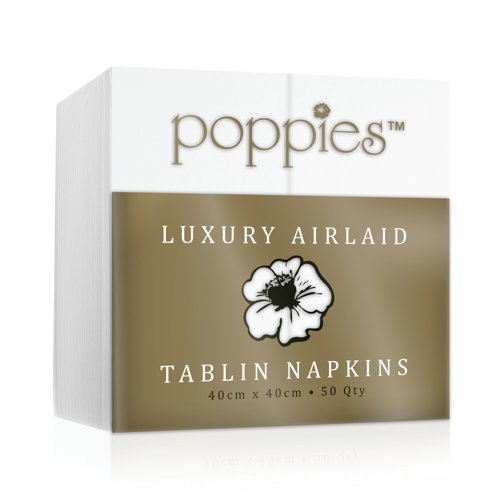 Tablin Napkins 40cm 8 Fold White (Pack of 500) 4048WH