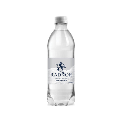 Radnor Hills Spring Sparkling Water 24 x 500ml (Plastic Bottle)