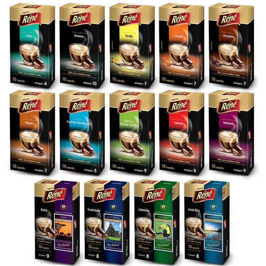 Rene Multi Pack 120 Capsules (Nespresso Alternative)