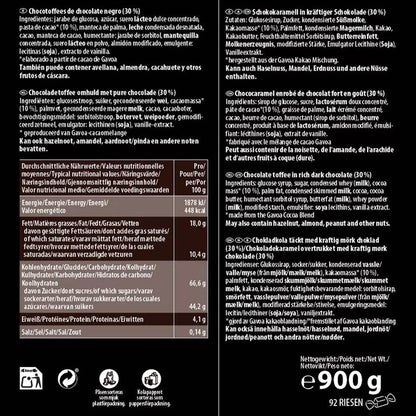Riesen Dark Chocolate Wrapped Toffee Sweet 900g | MEGA Pack 1 x 900g