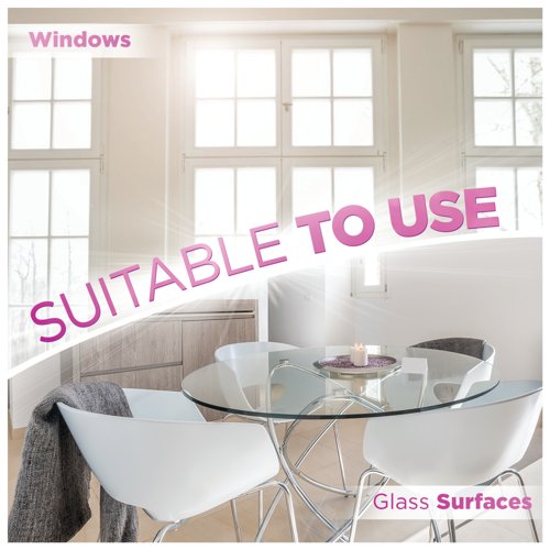 Windolene Glass and Shiny Surfaces Spray 750ml Pink Floral (Pack of 6) 3249582
