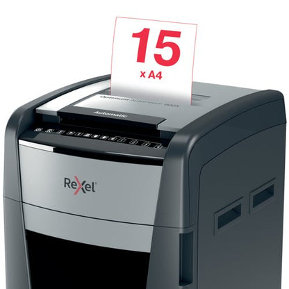 Rexel Optimum Autofeed+ 600X Cross-Cut P-4 Shredder 2020600X