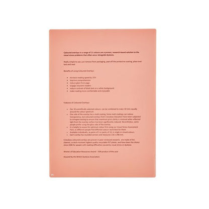Coloured Page Overlays Assorted (Pack of 16) SS48624