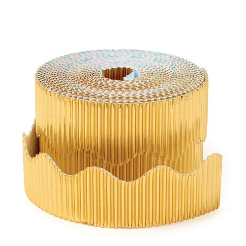 Scalloped Corrugated Border Rolls Emerald Green 78710