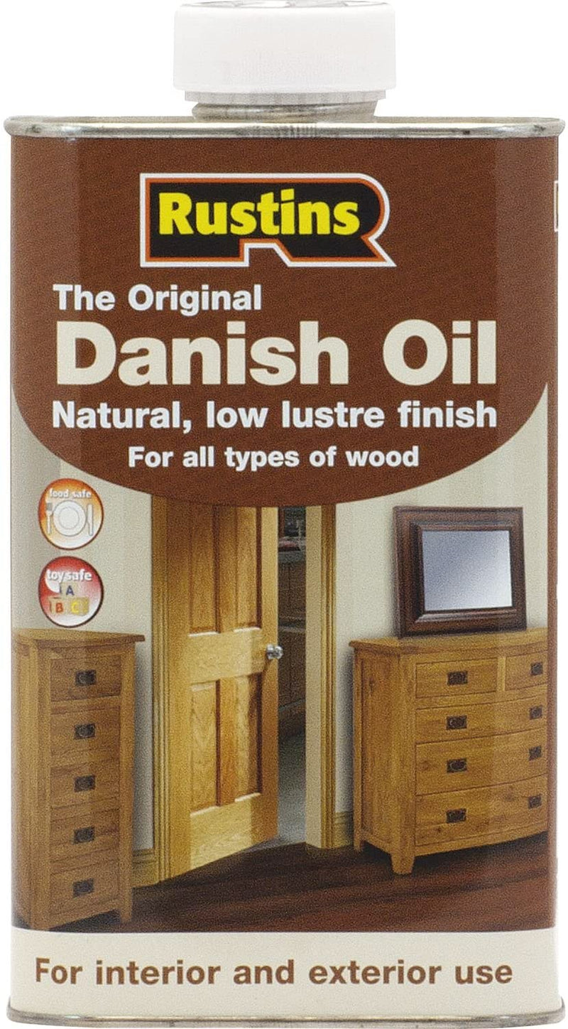 Rustins Original Danish Oil | Interior & Exterior | 500ml