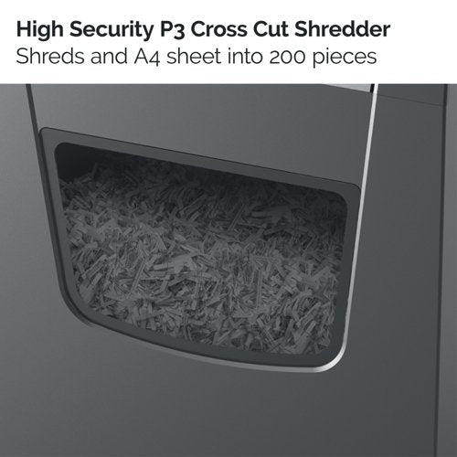 Rexel Momentum X312-Sl Slimline Cross-Cut P-3 Shredder 2104574