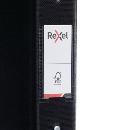 Rexel Ring Binder Choices 25mm 2-Ring A4 Black 2115563