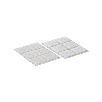 Velcro Stick On Squares 25mm White (Pack of 24) VEL-EC60235