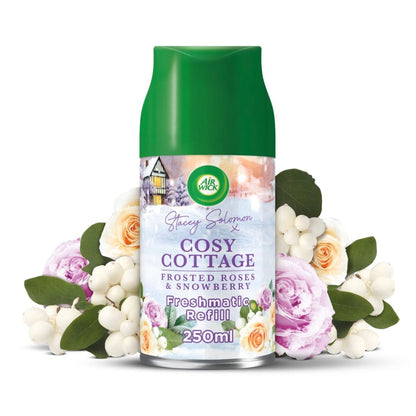 Air Wick Freshmatic Cosy Cottage Frosted Roses & Snowberry 250ml Kit & Refill