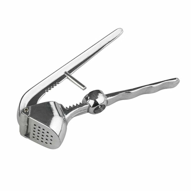 Tala / Chef Aid Garlic Press With Cherry & Olive Stoner | Chrome Plated.