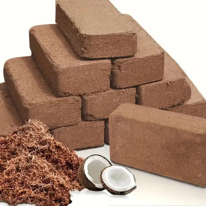 Coir Potting Mix Bricks  | 100% natural and biodegradable | 10 x650g