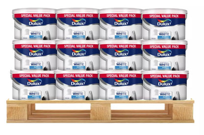 Dulux Matt Paint, 6 L - Pure Brilliant White