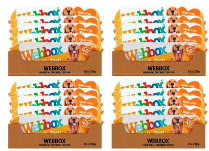 Webbox Dog Food Chub Roll Chicken 15 x 720g