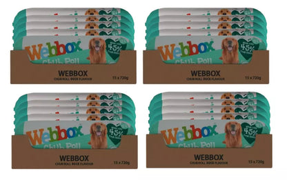 Webbox Dog Food Chub Roll Duck 15 x 720g