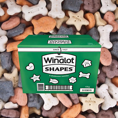 Winalot Dog Treats Shapes Dog Biscuits 800g - 15kg