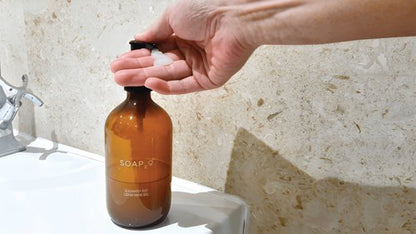 Soap2o Hair+Body Gel Empty Plastic Bottle 500ml S2OHB500G