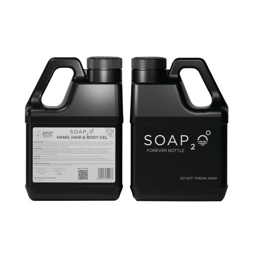 Soap2o Forever Bottles with Funnels 4 Litres Pack of 2 S2O4LFBX2