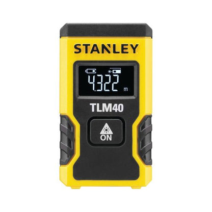 Stanley Pocket Laser Distance Measure 12m Yellow/Black stht77666-0