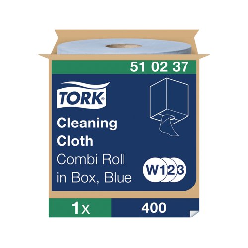 Tork Multi Purpose Cloth Combi Roll 152M Blue 510237