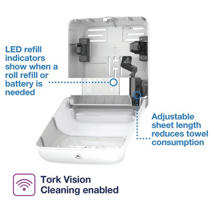 Tork Matic Hand Towel Roll Dispenser with Intuition Sensor White 551100