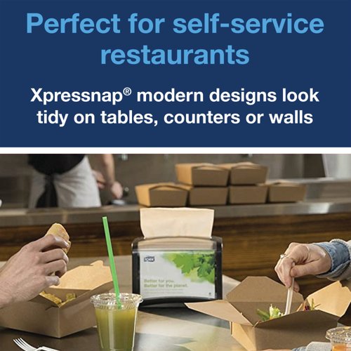 Tork Xpressnap Extra Soft Dispenser Napkin 2-Ply Half Fold Natural 217x170mm (Pack of 1000) 12880