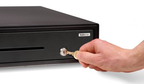 Safescan Sd-4141 Standard Duty Cash Drawer Black 132-0425