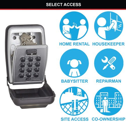 Master Lock Select Access Key Safe Box Push Button Wall Mount 5423EURD