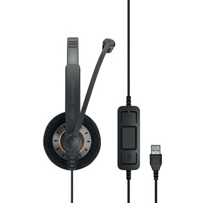 Epos Impact SC 30 USB ML Wired Monaural Headband Headset Black 1000550