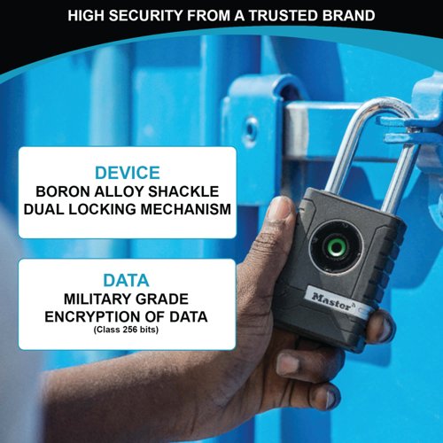 Master Lock Outdoor Bluetooth Padlock Black 4401EURLHEC