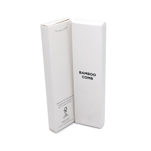 White Boxed Bamboo Comb 135x30mm (Pack of 250) I019A