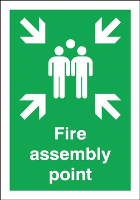 Safety Sign Fire Assembly Point A2 PVC FR04548R