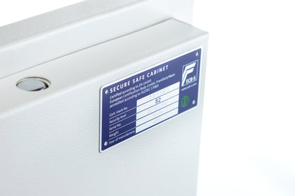 Phoenix Fortress Size 5 S2 Security Safe Key Lock White SS1185K