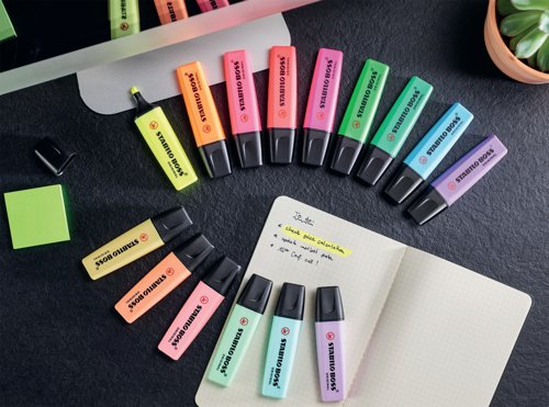 Stabilo Boss Original Highlighter Desk Set Assorted (Pack of 6) 7006