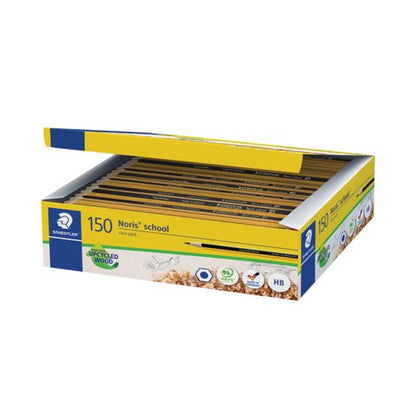 Staedtler Noris School 121 Graphite HB Pencil (Pack of 150) 121 C150