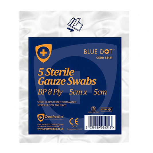 Click Medical Sterile Gauze Swabs 5x5cm