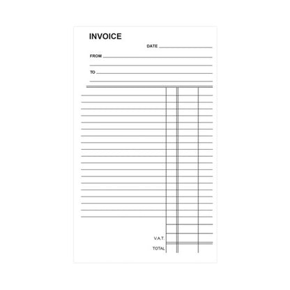 Silvine Duplicate Invoice Book 210x127mm (6 Pack) 611