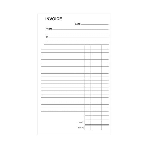 Silvine Triplicate Invoice Book 210x127mm (Pack of 6) 619