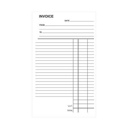 Silvine Carbonless Duplicate Invoice Book 210x127mm (6 Pack) 711-T