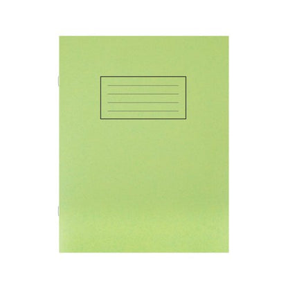 Silvine Exercise Book Ruled 229x178mm Green (Pack of 10) EX102