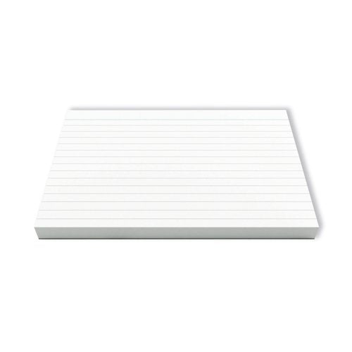 Silvine 50 Revision Notecard Pad Lined White (Pack of 1000) CR50