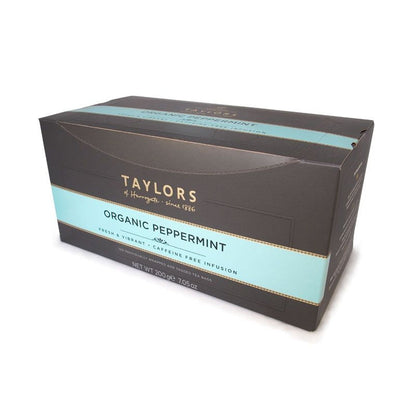 Taylors of Harrogate Organic Peppermint Enveloped Tea Pack 100’s