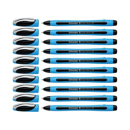 Schneider Slider Memo XB Ballpoint Pen Large Black (Pack of 10) 150201