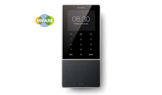 TimeMoto TM-818 SC MiFare Touch RFID PIN Registration 125-0635