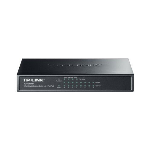 Tp-Link 8-Port Gigabit Desktop Poe Switch TL-SG1008P